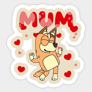 Dog valentine Sticker